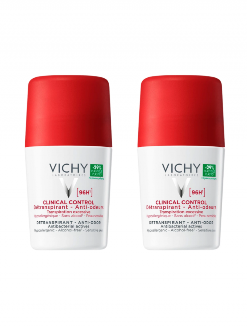 VICHY DEODORANTS Дуопак (Дезодорант- антиперспирант Clinical Control 50 мл.*2)