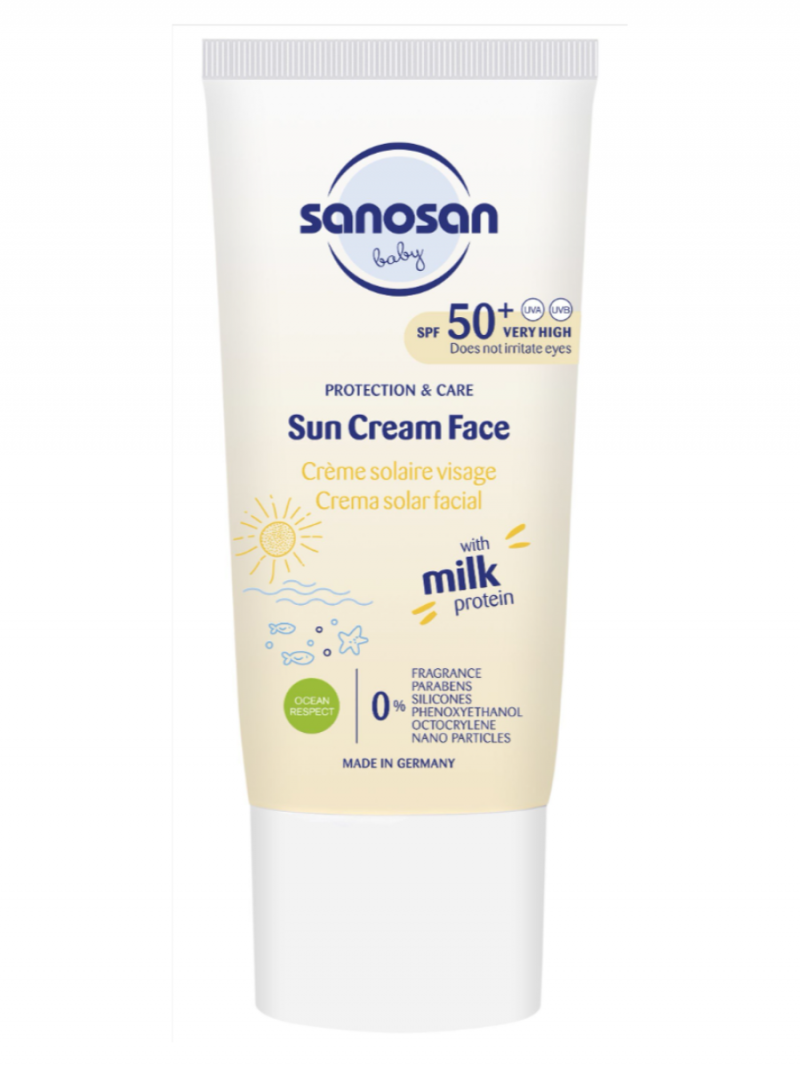 Sanosan / САНОСАН baby Солнцезащитный крем SPF 50+, 0 мес.+, 30 мл.