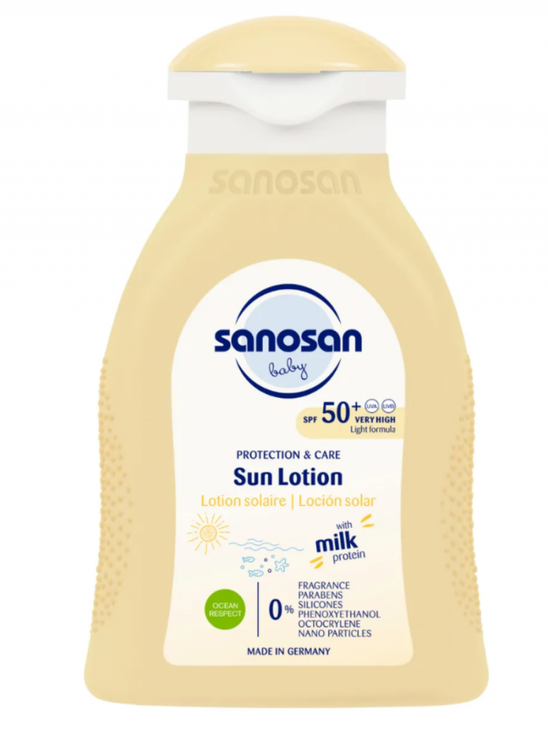 Sanosan / САНОСАН baby Солнцезащитный лосьон SPF 50+, 0 мес.+, 100 мл.