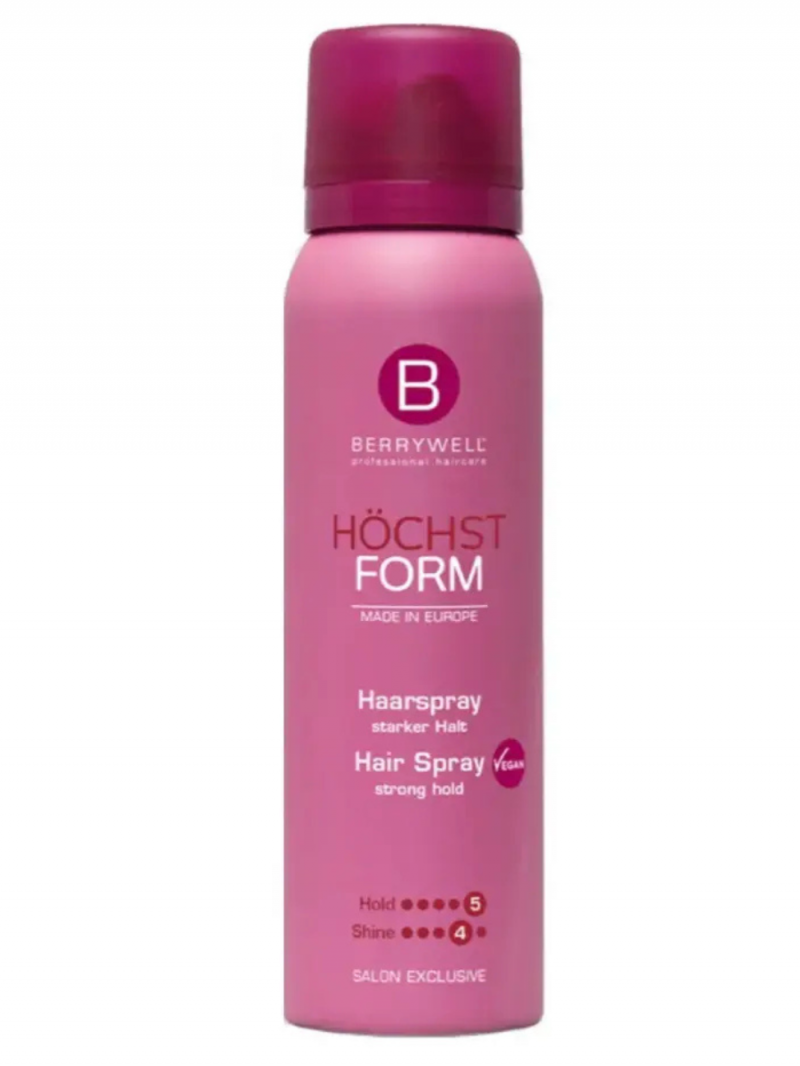 Лак для волос сильной фиксации Hair Spray strong Berrywell 100 мл.