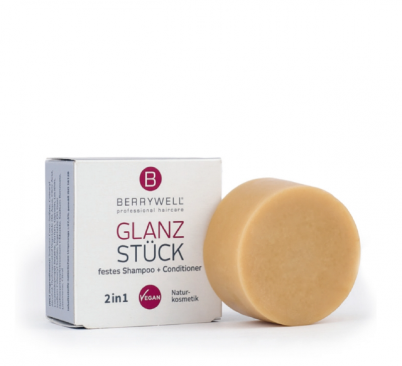 Твердый шампунь и кондиционер 2 в 1 SOLID SHAMPOO BAR & CONDITIONER 2 IN 1 Vegan, BERRYWELL