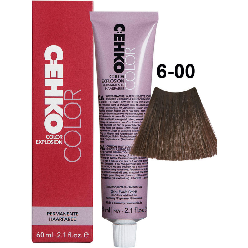 C:EHKO Краска стойкая COLOR EXPLOSION 6/00 Темный блондин/Dunkelblond, 60 мл