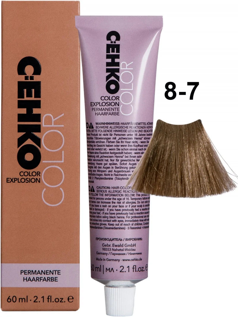 C:EHKO Краска стойкая COLOR EXPLOSION 8/7 Песочный/Sand, 60 мл