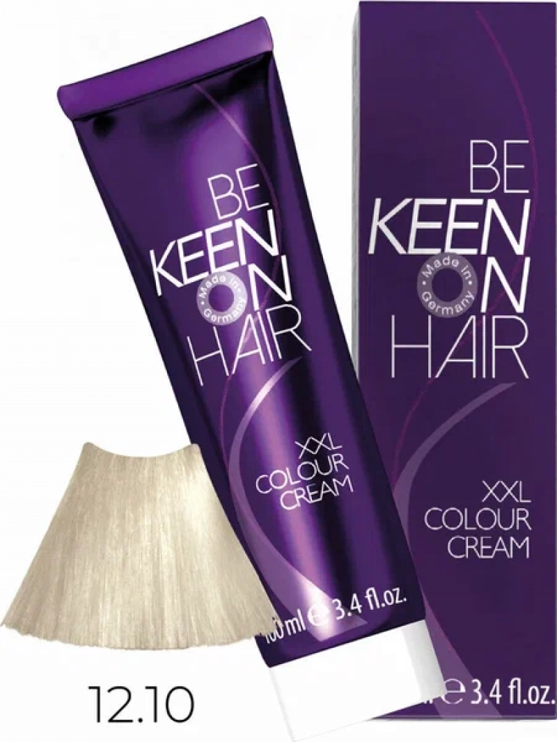 KEEN Крем-краска для волос 12.10 Платиново-пепельный блондин/ Platinblond Asch, 100 мл