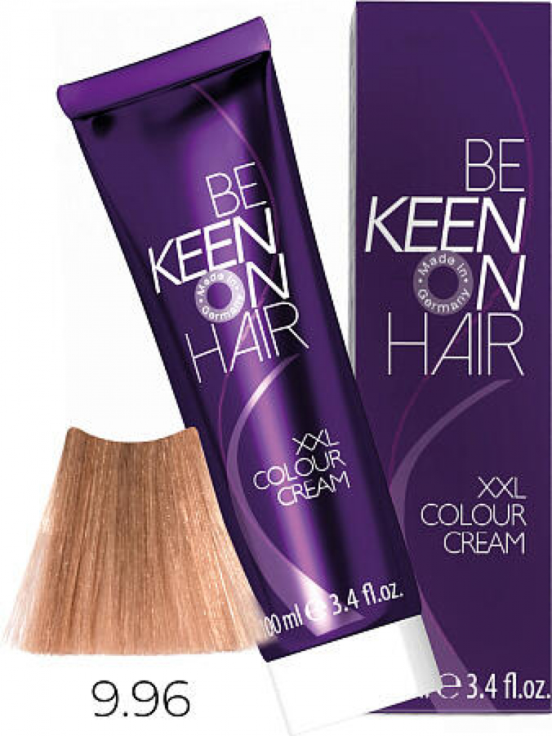 KEEN Крем-краска для волос 9.96 Светлый блондин сандрэ-фиолетовый/ Hellblond Cidre-Violet, 100 мл