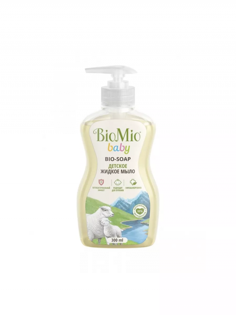 Детское жидкое мыло BioMio (БиоМио) BABY BIO-SOAP, 300 мл