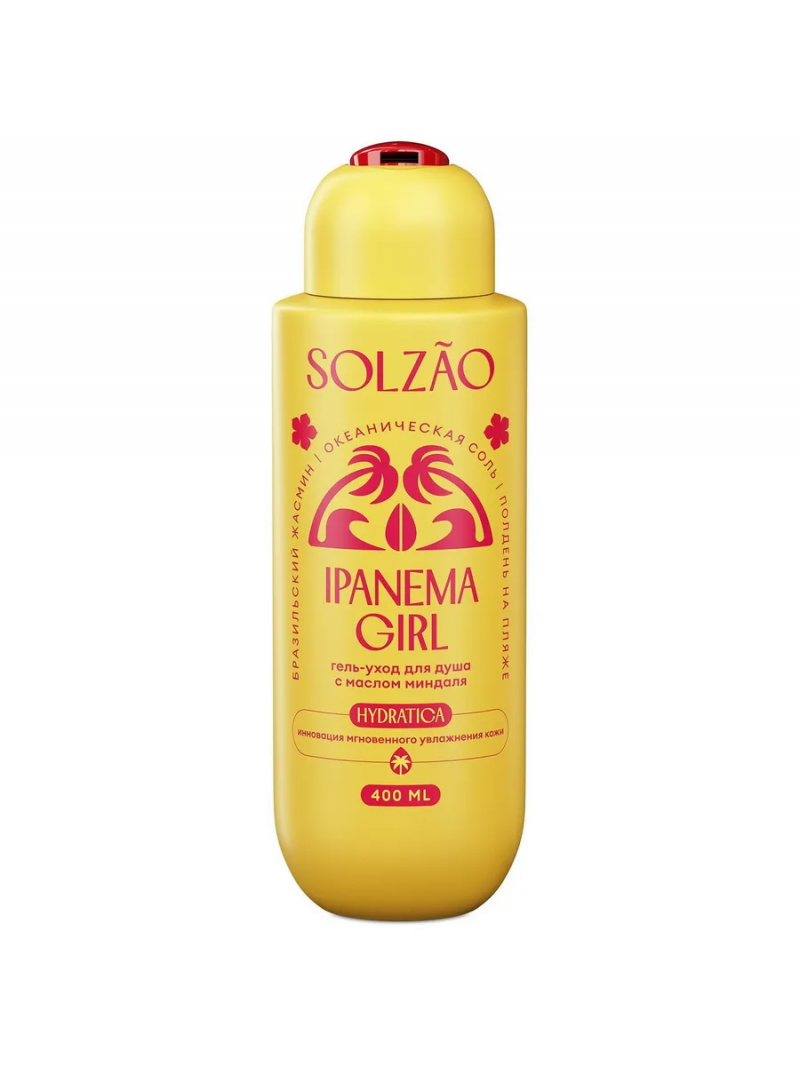 Solzao/Солзао Ipanema Girl гель-уход для душа с маслом миндаля 400 мл