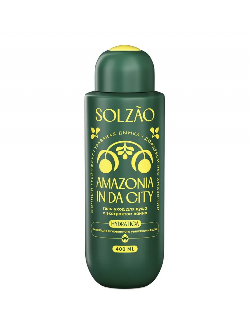 Solzao/Солзао Amazonia In Da City гель-уход для душа с экстрактом лайма 400 мл