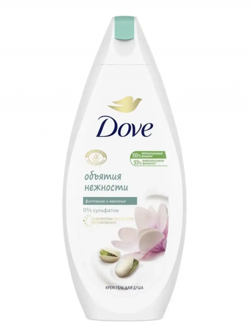 Крем-гель для душа DOVE Фисташковый крем и магнолия 250мл