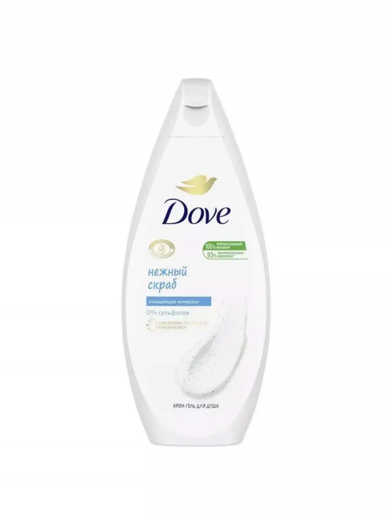 Гель-скраб для душа DOVE Нежное обновление 250мл