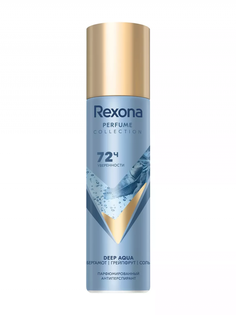 REXONA / Рексона Антиперспирант аэрозоль парфюмированный DEEP AQUA 150мл