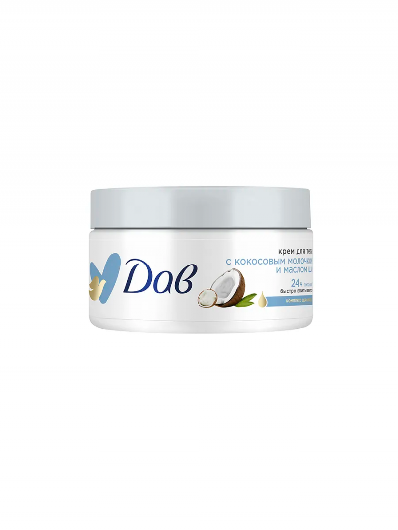 DOVE крем для тела с кокосовым молочком и маслом ши 300 мл