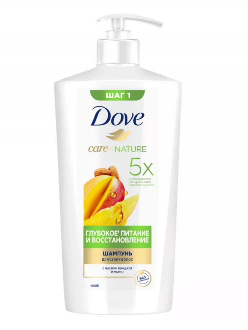 DOVE Шампунь Глубокое питание и восстановление Манго 630мл