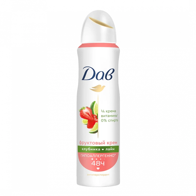 DOVE Антиперспирант аэрозоль КЛУБНИКА ЛАЙМ 150 мл