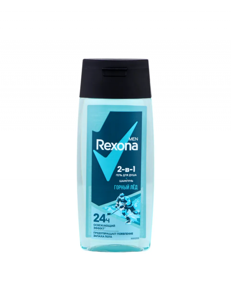 REXONA MEN / Рексона Гель для душа и шампунь 2в1 ГОРНЫЙ ЛЁД 100 мл