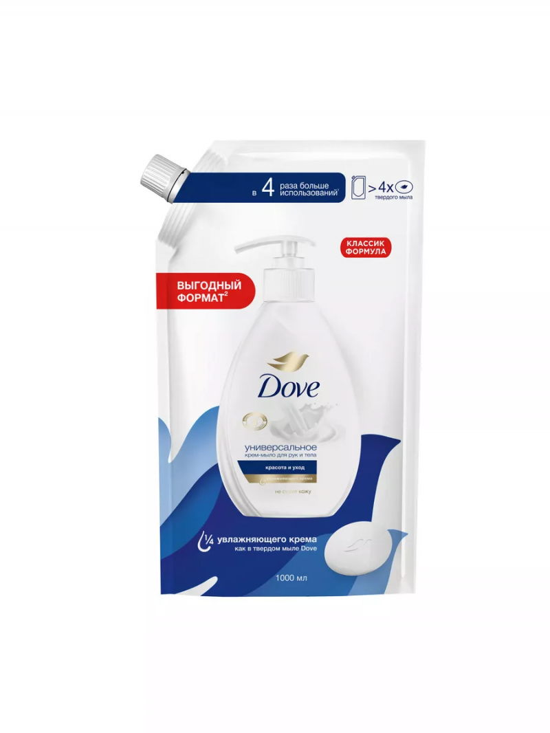 DOVE/Дав Жидкое крем-мыло Красота и уход 1000 мл