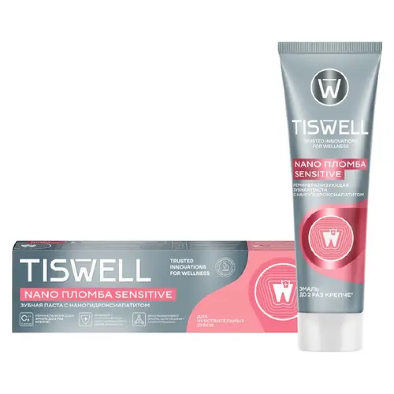 TISWELL Зубная паста Реминерализующая с наногидроксиапатитом для чувствительных зубов 110 г