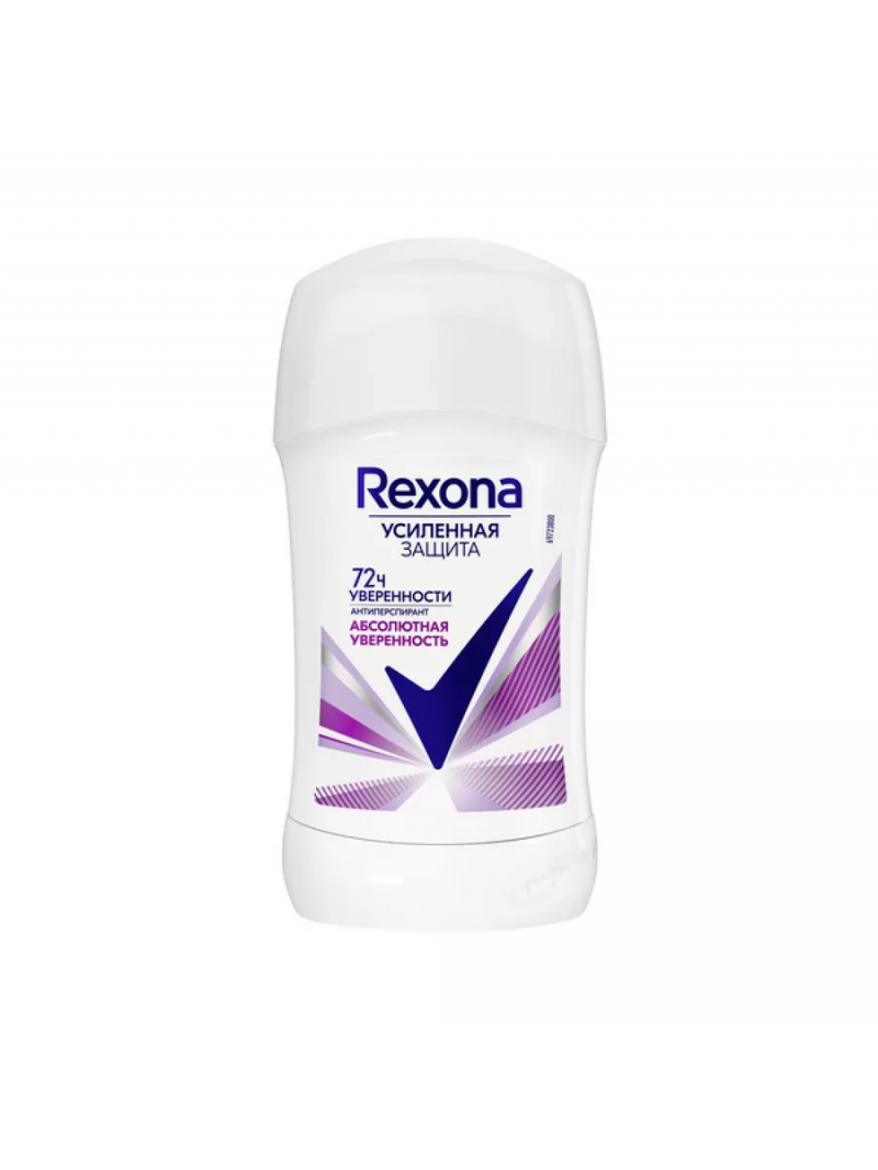 Антиперспирант - карандаш REXONA / Рексона Абсолютная уверенность 40мл
