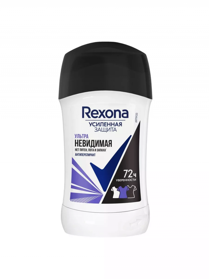 Антиперспирант - карандаш Рексона/REXONA Ультраневидимая 40мл