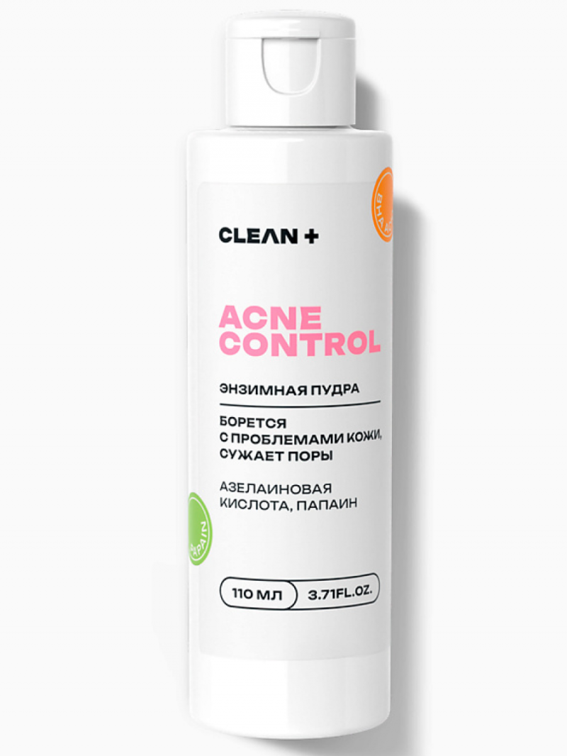 CLEAN+ Энзимная пудра ACNE CONTROL, 110 мл