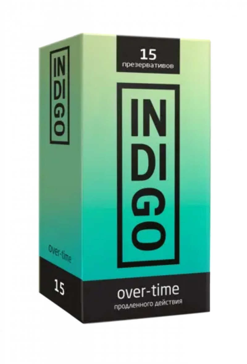 INDIGO Презервативы No 15 Over-time (продленного действия)