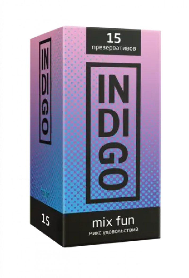 INDIGO Презервативы No 15 Mix Fun (микс удовольствий)