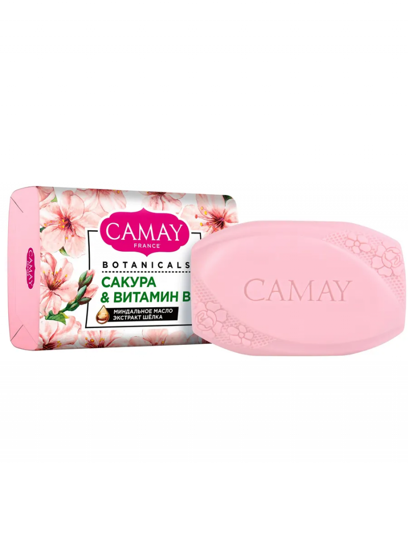 CAMAY/Камей Мыло туалетное BOTANICALS Японская сакура 85 гр