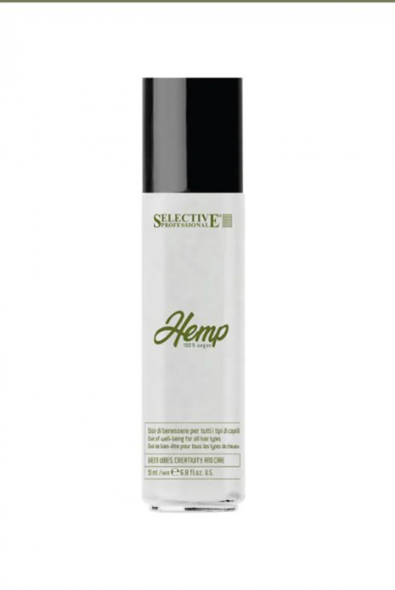 Эликсир здоровья для всех типов волос Selective Professional - HEMP, 50 мл.