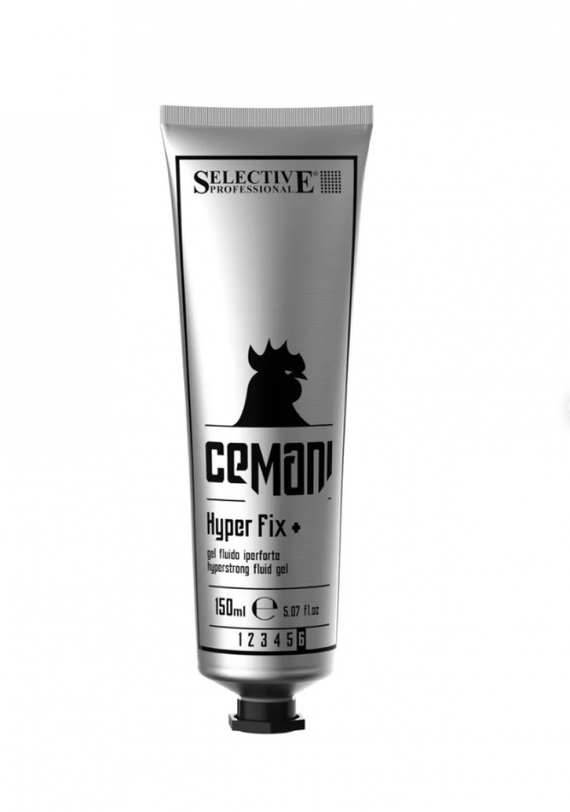 Гель флюид мужской сверхсильной фиксации Selective Professional - CEMANI Hyper Fix+, 150 мл.