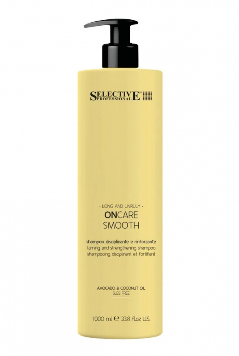 Шампунь разглаживающий Selective Professional - ONCARE SMOOTH, 1000 мл.