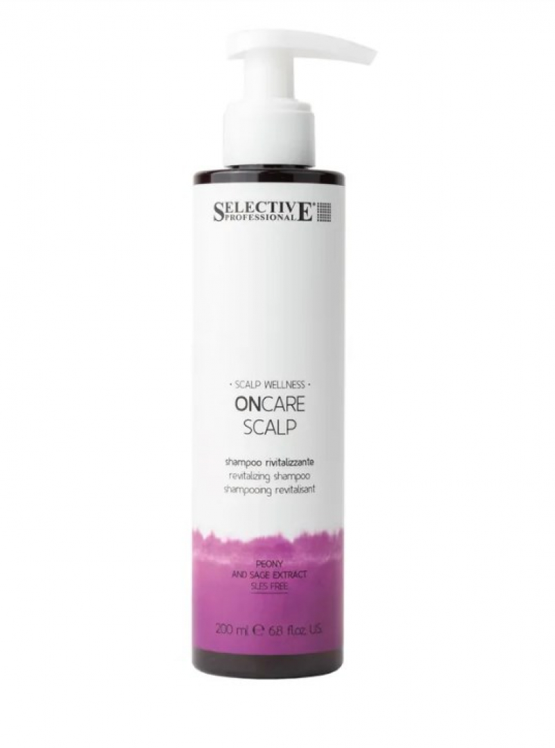 Шампунь для ревитализации Selective Professional - ONCARE SCALP, 200 мл.