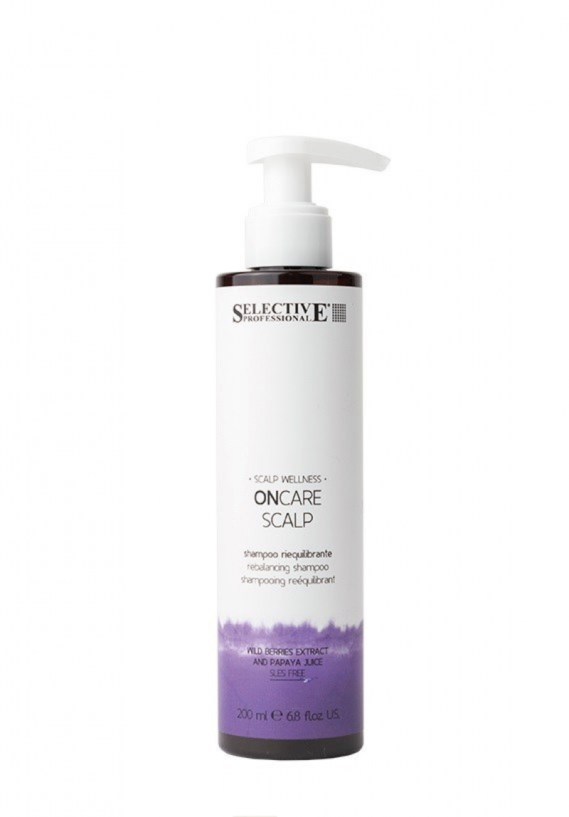Шампунь для восстановления баланса кожи головы Selective Professional - ONCARE SCALP, 200 мл.