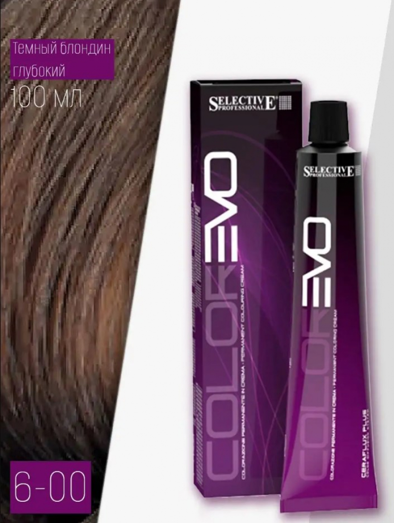 Крем-краска для волос Selective Professional - COLOREVO 6.00