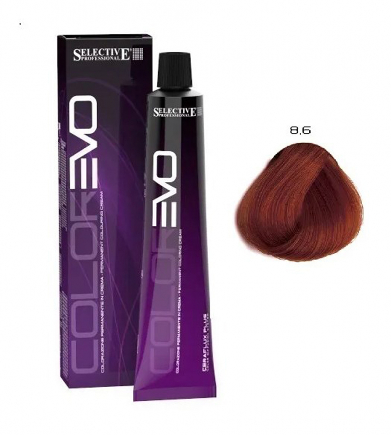 Крем-краска для волос Selective Professional - COLOREVO 8.6