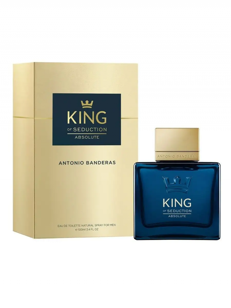 Туалетная вода ANTONIO BANDERAS KING OF SEDUCTION ABSOLUTE для мужчин, 100 мл