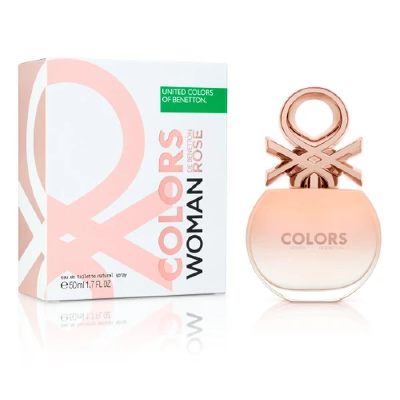 BENETTON Туалетная вода Colors Rose женская 50 мл