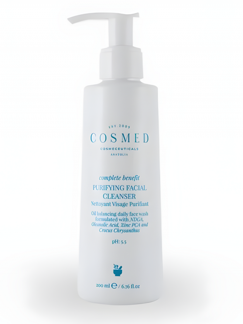 COSMED (Космед) COMPLETE BENEFIT PURIFYING FACIAL CLEANSER Гель для умывания очищающий себорегулирующий для жирной с акне кожи PH 5,5 200мл