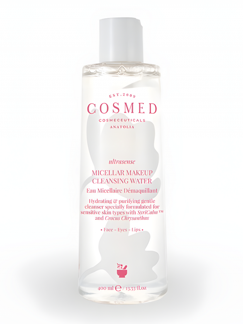 COSMED (Космед) ULTRASENSE MICELLAR MAKEUP CLEANSING WATER Успокаивающая мицеллярная вода очищающая для снятия макияжа для чувствительной кожи 400мл