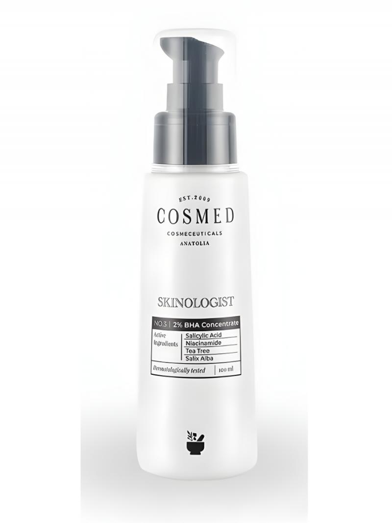 COSMED (Космед) SKINOLOGIST 2% BHA CONCENTRATE Сыворотка-концентрат от черных точек с салициловой кислотой для жирной, комбинированной, склонная к акне кожи 100мл