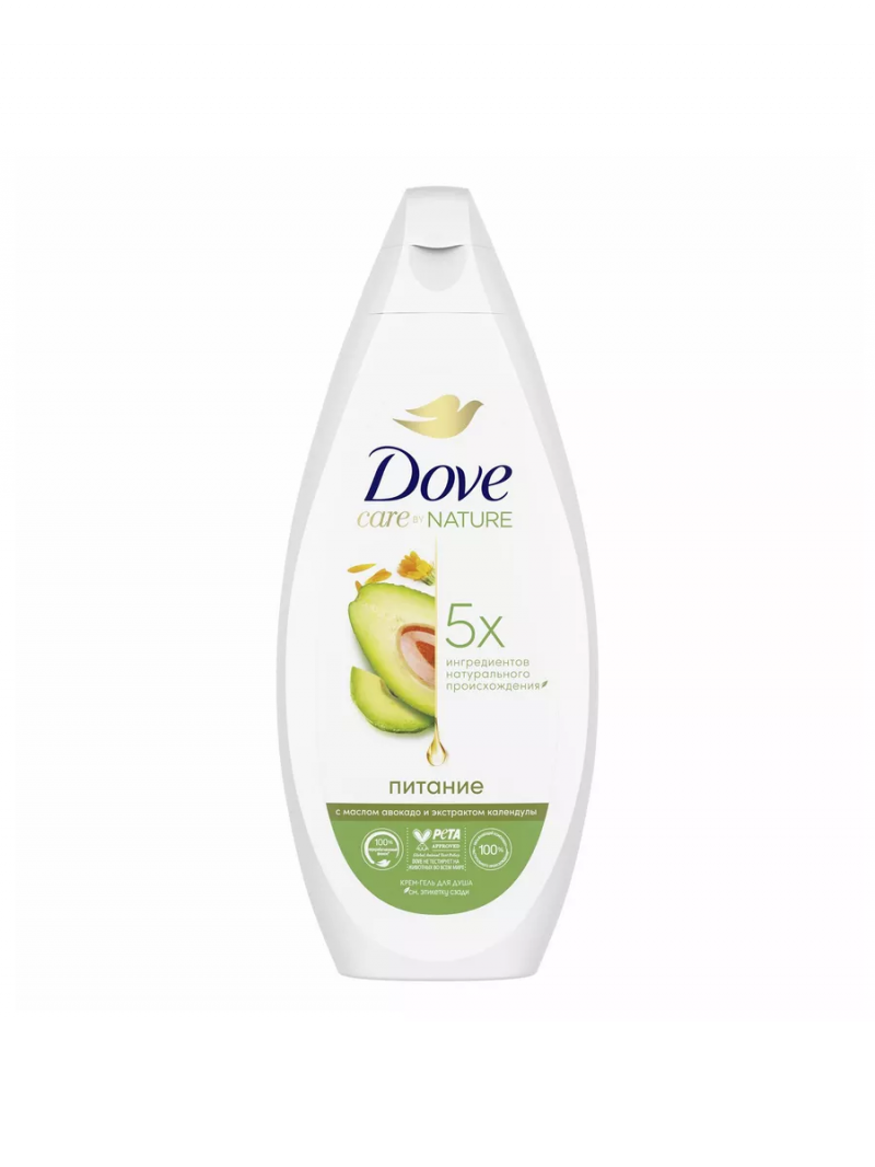 Крем-гель для душа DOVE Ритуал красоты Питание 250мл