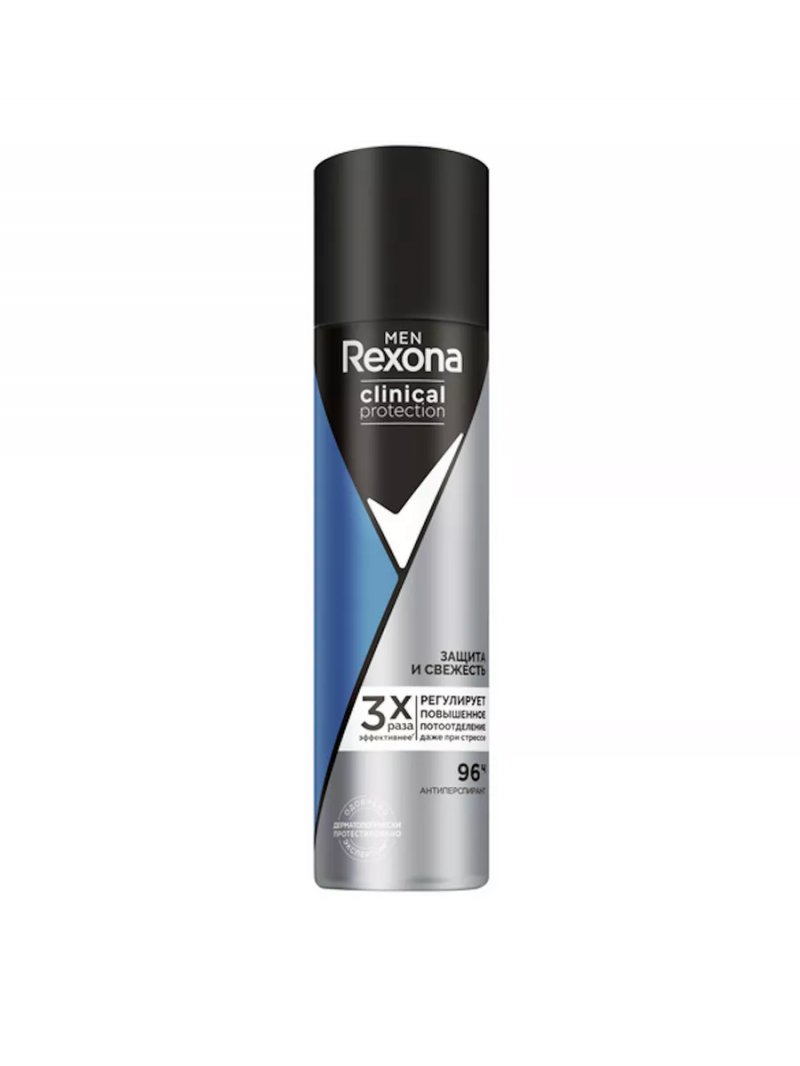 Рексона/REXONA MEN CLINICAL PROTECTION Антиперспирант аэрозоль Защита и свежесть 150мл