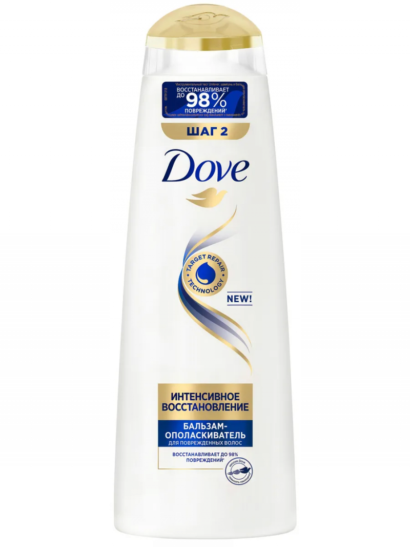 DOVE / Дав HAIR THERAPY Бальзам-ополаскиватель Интенсивное восстановление 350мл