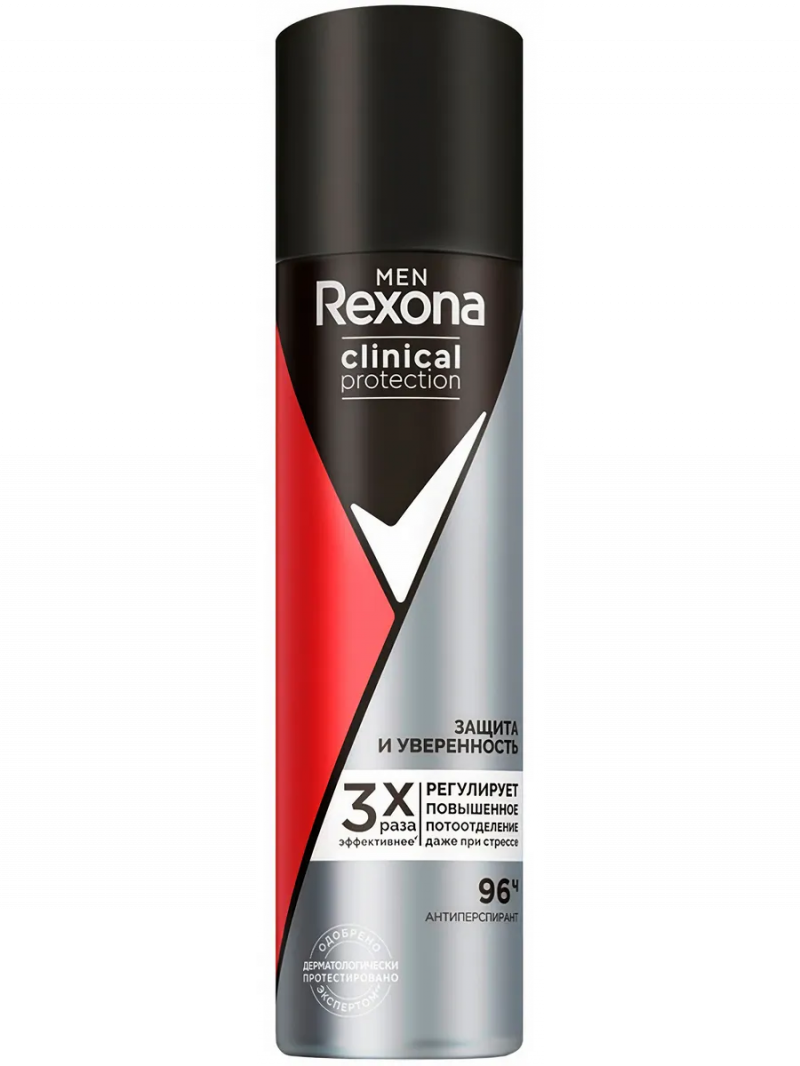 Рексона/REXONA MEN CLINICAL PROTECTION Антиперспирант аэрозоль Защита и уверенность 150мл