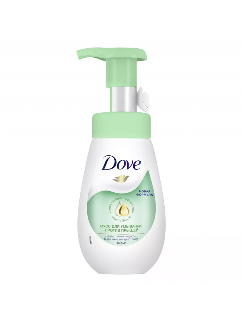 DOVE/Дав мусс для умывания против прыщей 160мл