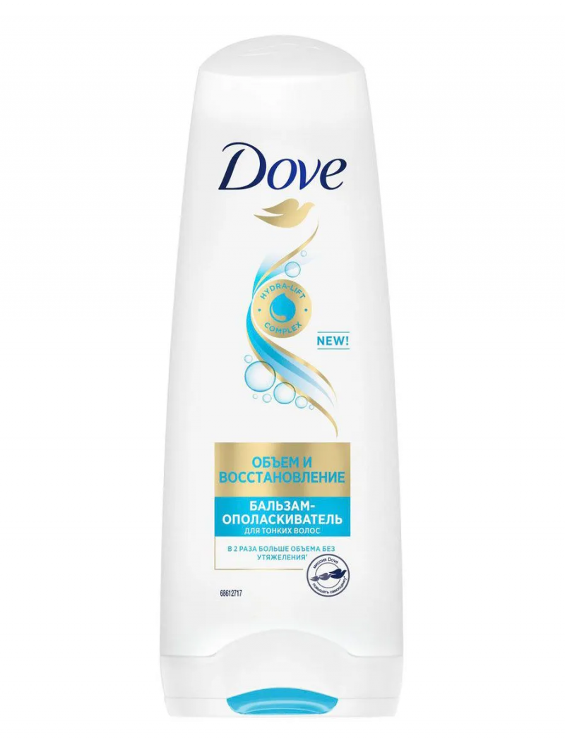 Бальзам-ополаскиватель DOVE / Дав Hair Therapy Объем и восстановление 200мл