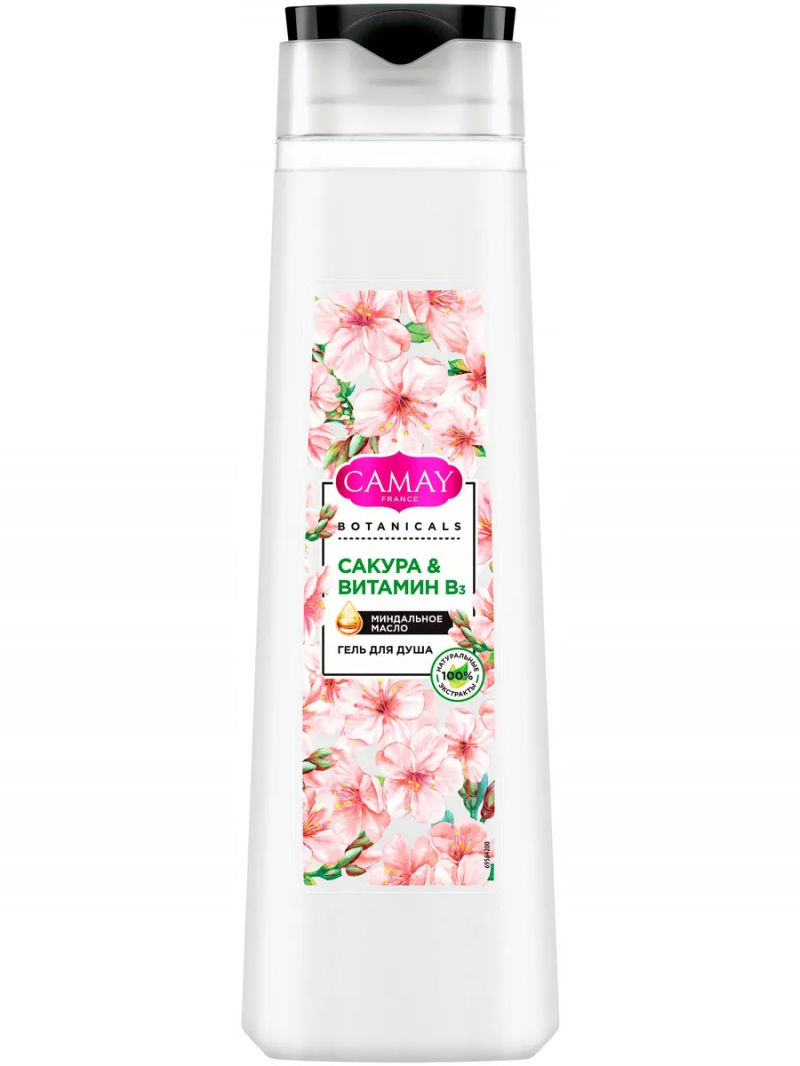 CAMAY гель для душа BOTANICALS Японская сакура 400мл