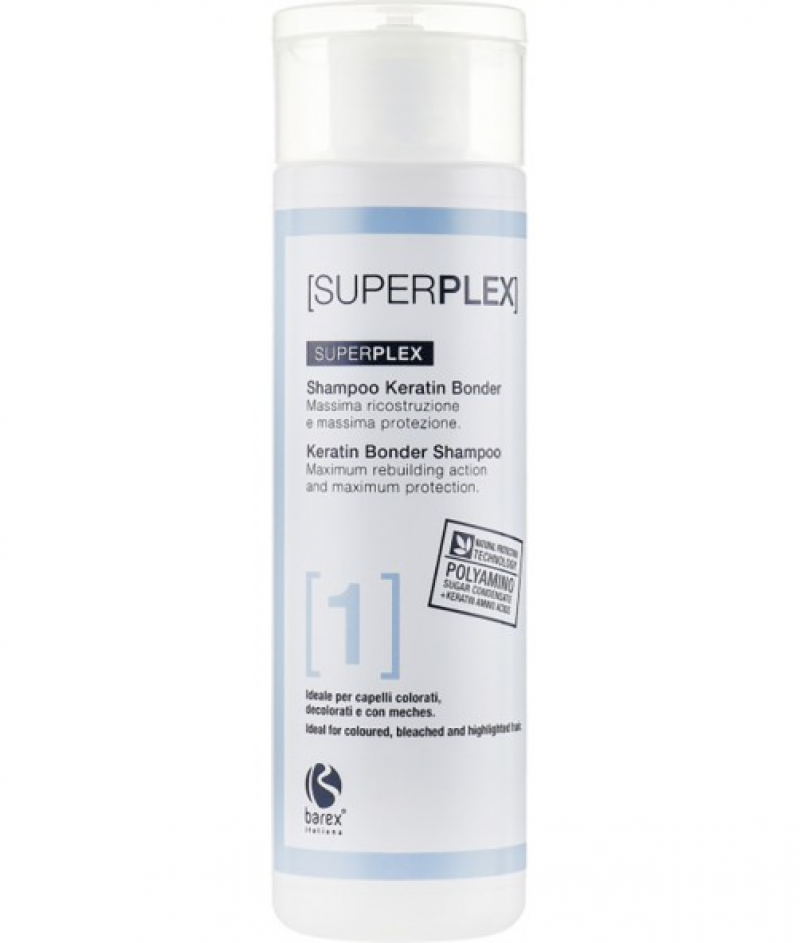 BAREX/ Барекс Шампунь для окрашенных и обесцвеченных волос Barex Superplex Keratin Bonder 250 мл