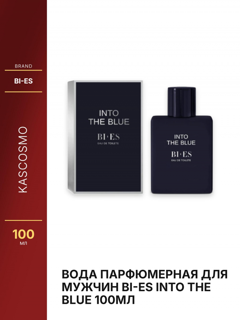 Вода парфюмерная для мужчин BI-ES INTO THE BLUE 100мл