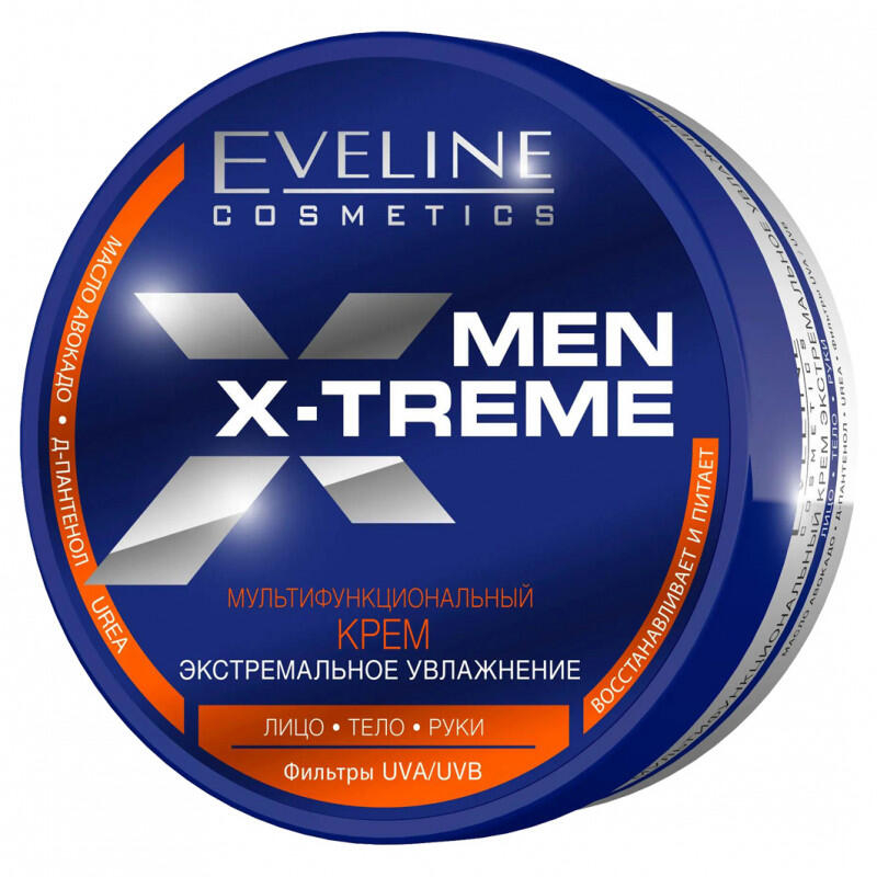 Крем EVELINE Men X-treme многофункциональный экстремальное увлажнение, 200 мл