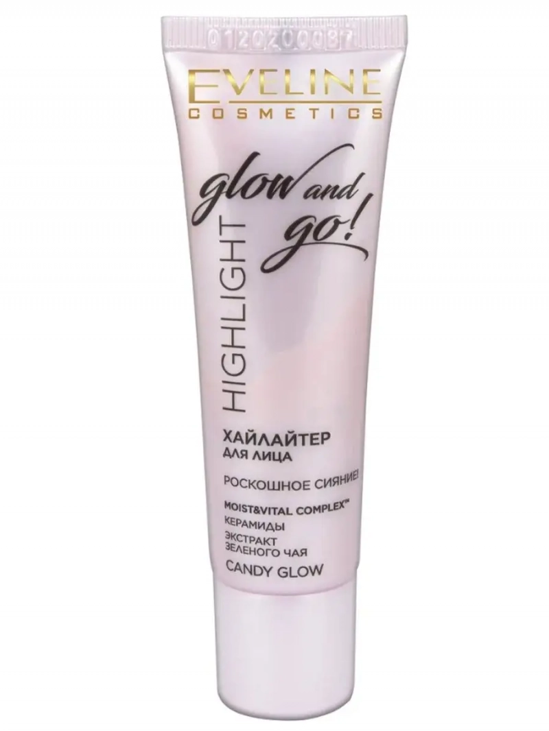 Хайлайтер для лица EVELINE Cosmetics Candy Glow Highlight Glow And Go!, 20 мл